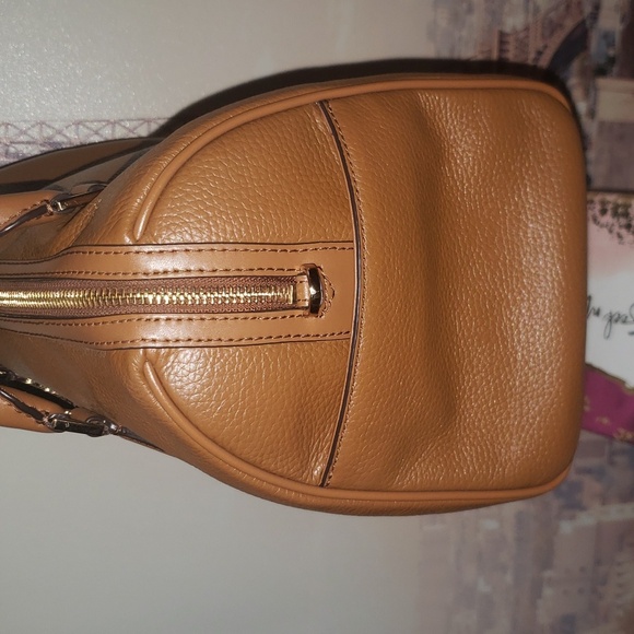 Michael Kors Cognac Lambskin Speedy - Picture 6 of 11